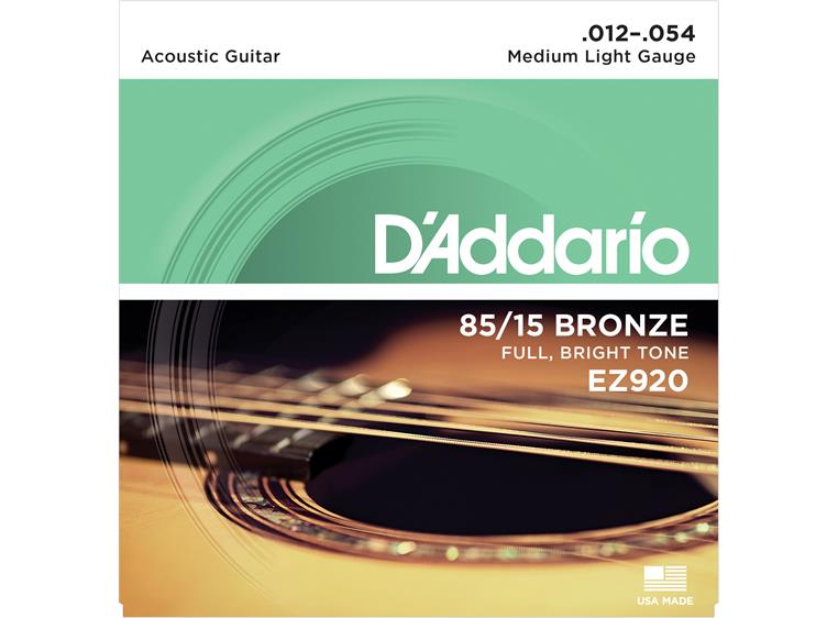 D'Addario EZ-920 Bronze 85/15 (012-054)